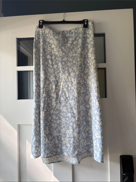 Racheal Zoe Dresses & Skirts - Women's Light Blue Floral Midi Skirt